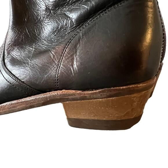 Maison Margiela Replica 70’s Tight High Ankle Campus Leather Boots Size … - Picture 8 of 12